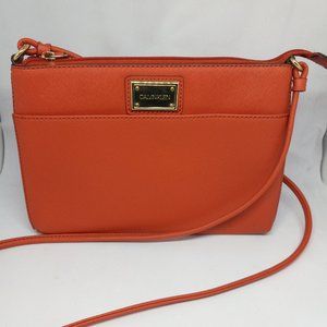 Calvin Klein Orange Crossbody Purse - Sling Bag -